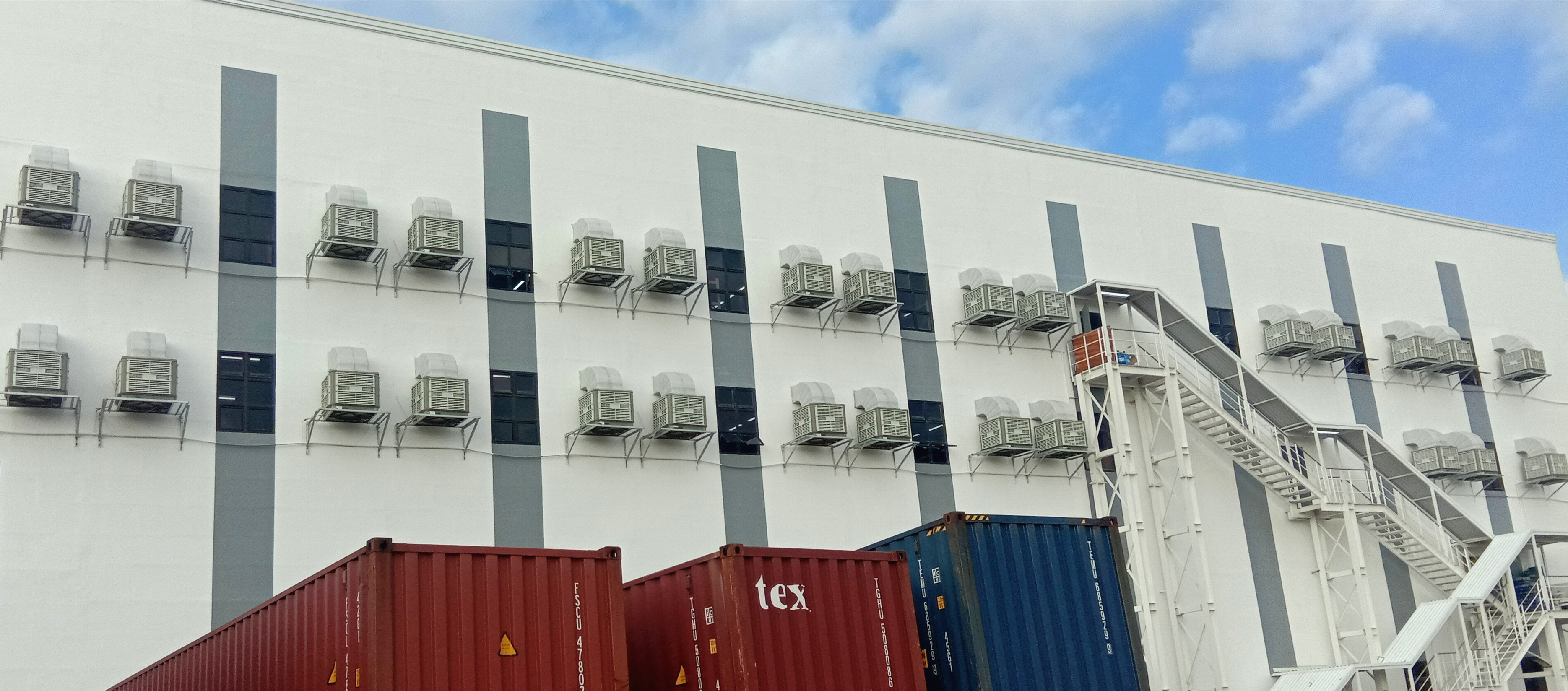 環(huán)保空調(diào)廠房降溫示意圖/ 環(huán)??照{(diào)廠房降溫示意圖